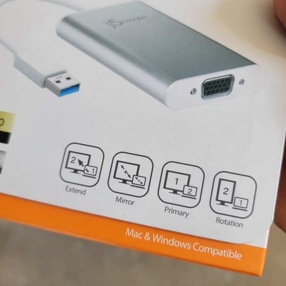 J5 Create USB 3.0 to VGA Display Adapter | New in Box - Picture 4 of 8